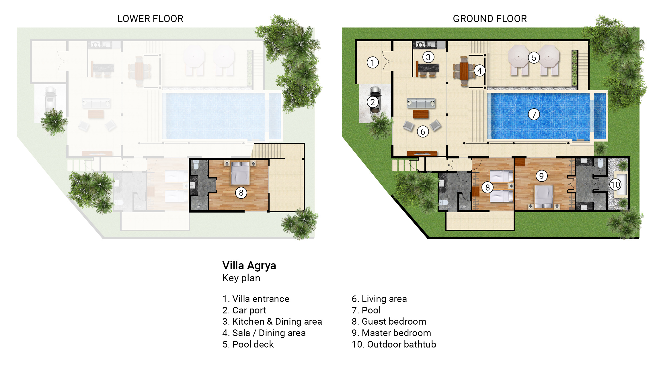 Villa Agrya - Floorplan